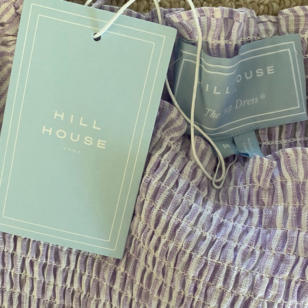 Hill House Athena Nap Dress Lilac Stripe S NWT - Picture 13 of 16